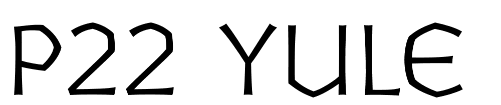 P22-Yule font family download free