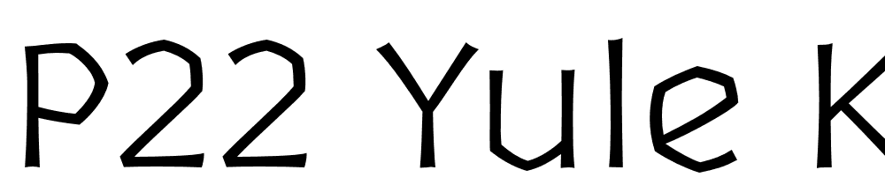 P22-Yule-Klein font family download free