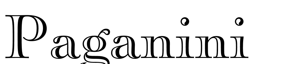 Paganini font family download free