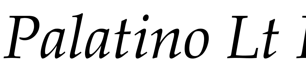 Palatino-LT-Italic font family download free