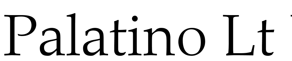 Palatino-LT-Light font family download free