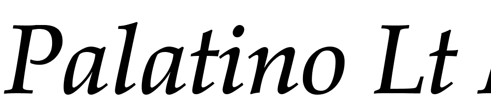 Palatino-LT-Medium-Italic font family download free