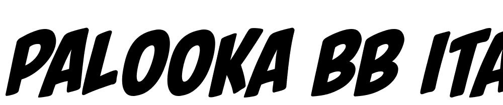 Palooka-BB-Italic font family download free