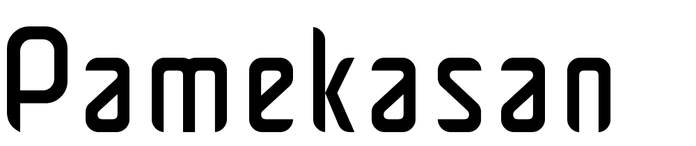 Pamekasan font family download free