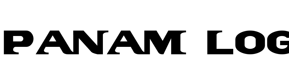 PanAm LogoText font family download free