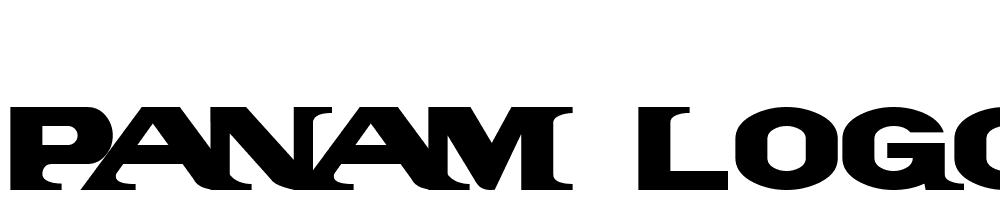 PanAm-LogoText font family download free