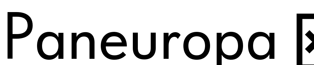 Paneuropa-Nova-Regular font family download free