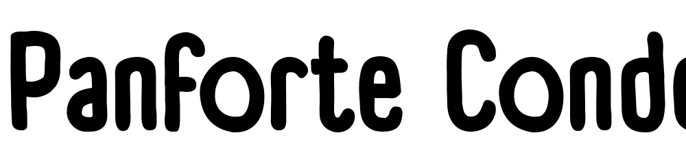 Panforte-Condensed-Bold font family download free