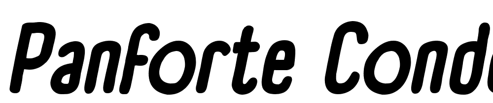 Panforte-Condensed-Bold-Italic font family download free