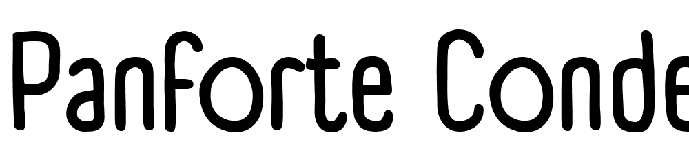 Panforte-Condensed-Regular font family download free