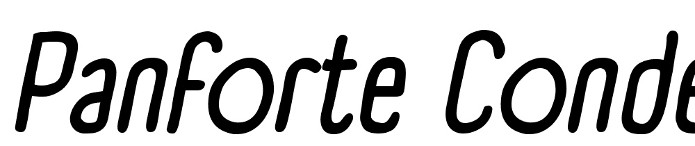 Panforte-Condensed-Regular-Italic font family download free