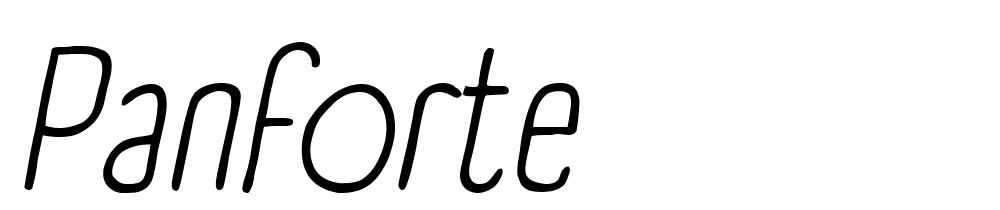 panforte font family download free