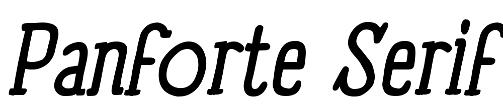 panforte-serif font family download free