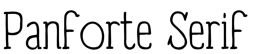 Panforte-Serif-Light font family download free