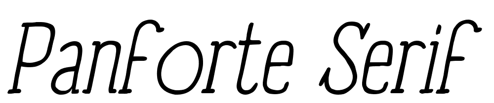 Panforte-Serif-Light-Italic font family download free