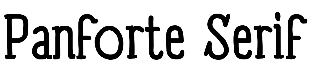 Panforte-Serif-Regular font family download free