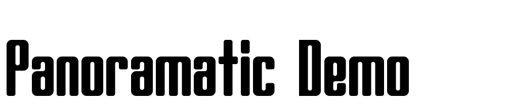 Panoramatic-Demo font family download free