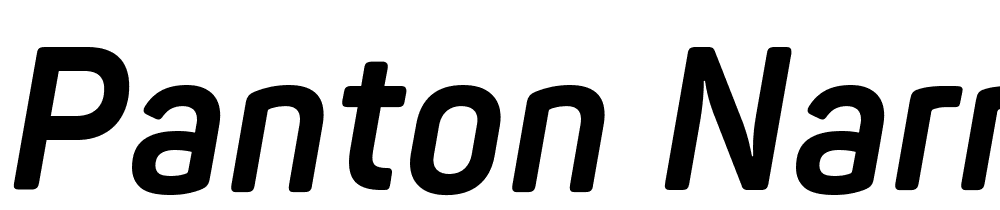 Panton-Narrow-Trial-Bold-Italic font family download free