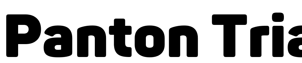 Panton-Trial-Black font family download free