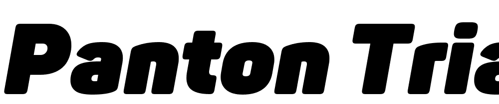 Panton-Trial-Heavy-Italic font family download free