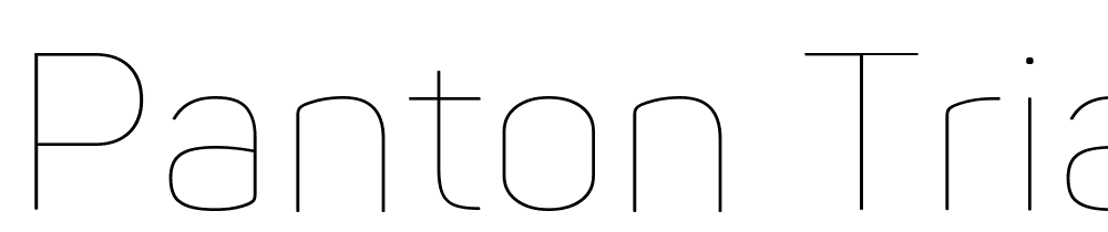 Panton-Trial-Thin font family download free