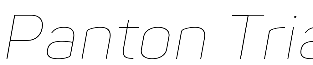 Panton-Trial-Thin-Italic font family download free