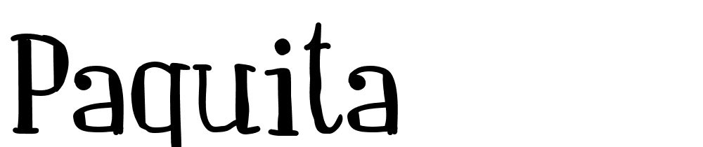 Paquita font family download free