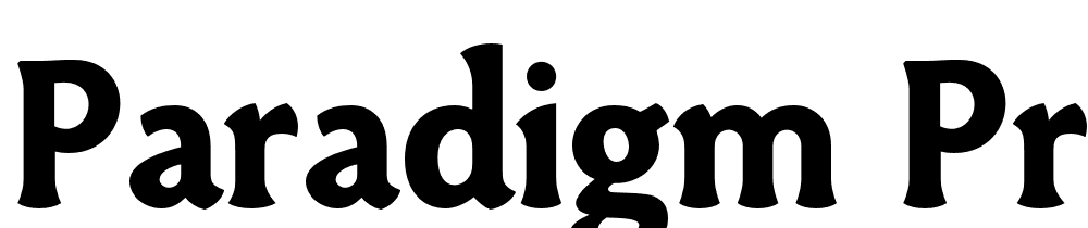 Paradigm Pro font family download free