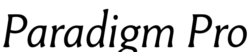 Paradigm-Pro-Light-Italic font family download free