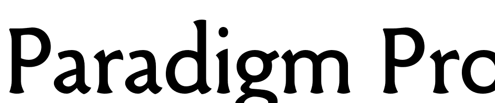 Paradigm-Pro-Regular font family download free