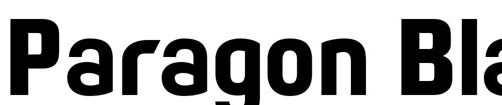 Paragon-Black font family download free