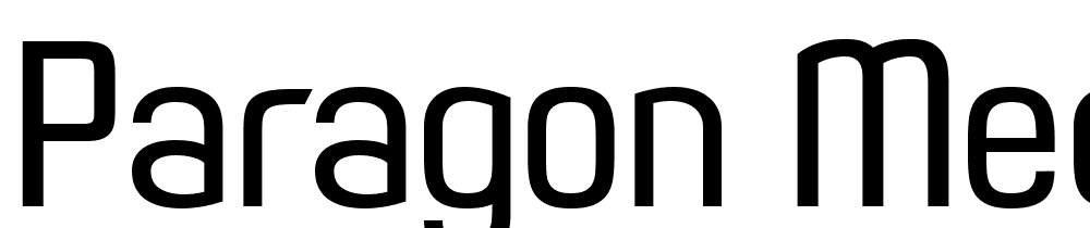 Paragon-Medium font family download free