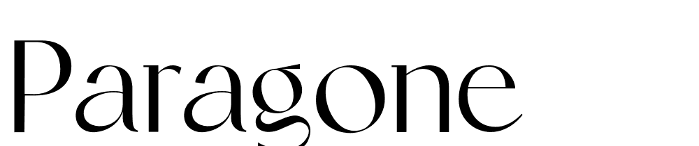 paragone font family download free