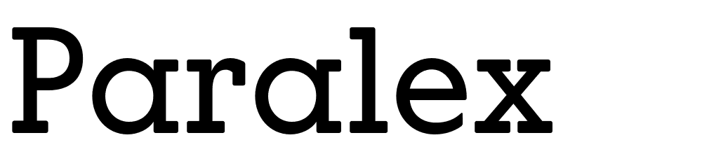 Paralex font family download free