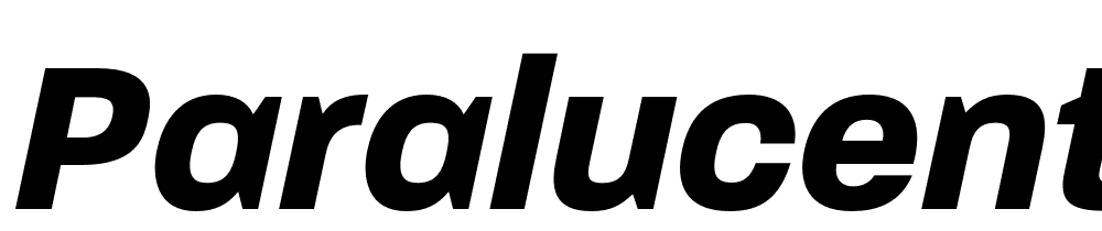 Paralucent-Bold-Italic font family download free