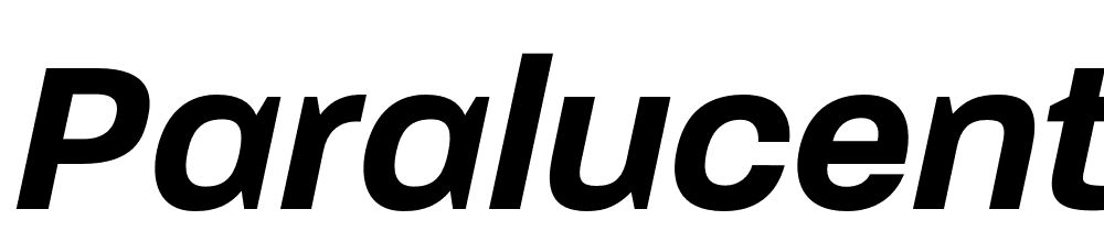 Paralucent-Demi-Bold-Italic font family download free