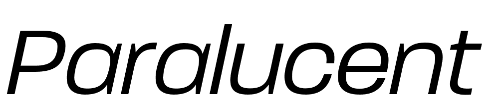 Paralucent-Light-Italic font family download free