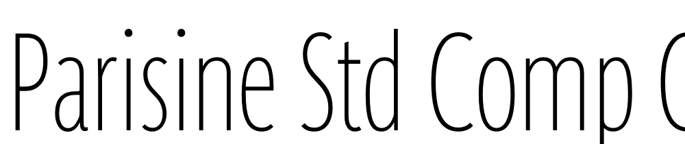 Parisine-Std-Comp-Clair font family download free