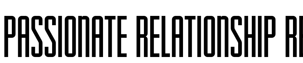 Passionate-Relationship-Regular font family download free