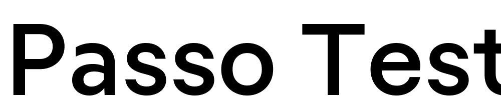 Passo-Test-Medium font family download free