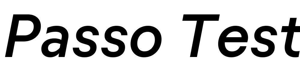 Passo-Test-Medium-Italic font family download free