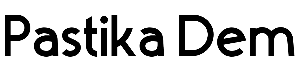 Pastika DEMO font family download free