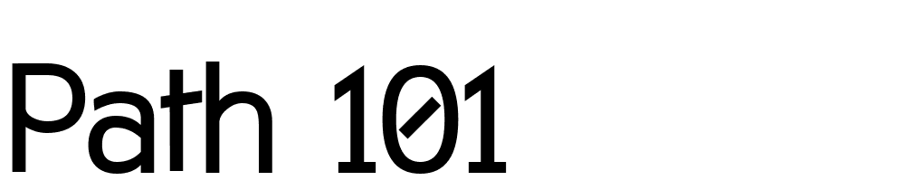 Path-101 font family download free