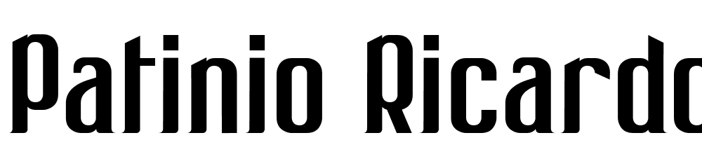 patinio_ricardo font family download free