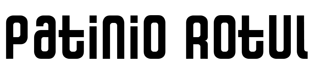 patinio_rotulo font family download free