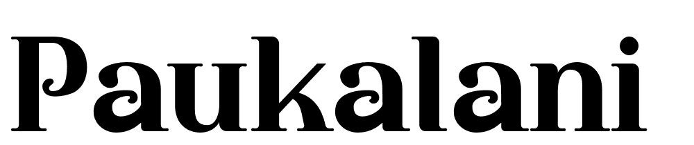 paukalani-personal-use font family download free