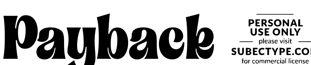 payback_2 font family download free