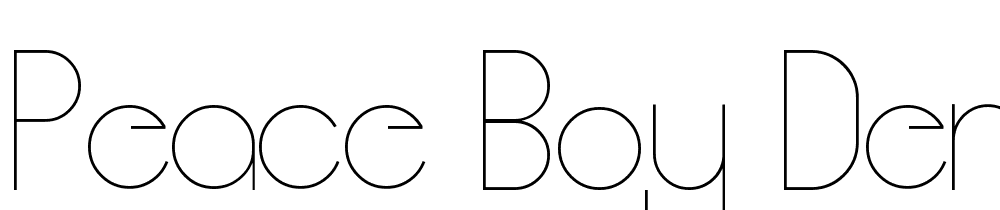 peace-boy-demo font family download free