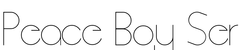 peace_boy_serif font family download free