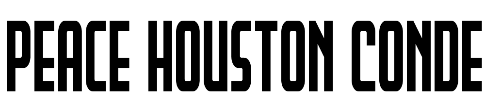 Peace-Houston-Condensed font family download free